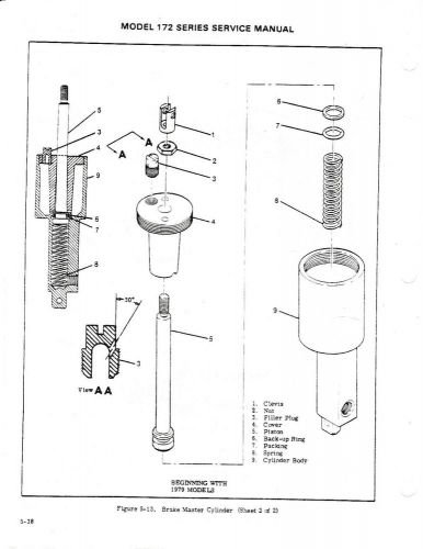 Nice! 1977 thru 1986 cessna 172 series service manual ~ exceptionally clean!