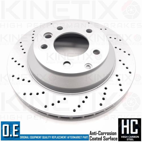 FOR PORSCHE CAYENNE VW TOUAREG CROSS DRILLED FRONT REAR BRAKE DISCS 360mm 330mm, US $, image 5