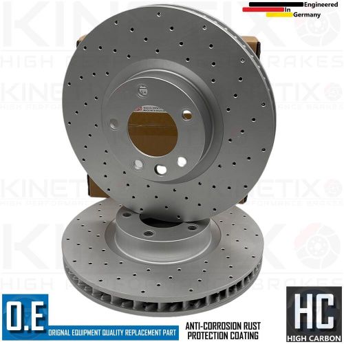 FOR PORSCHE CAYENNE VW TOUAREG CROSS DRILLED FRONT REAR BRAKE DISCS 360mm 330mm, US $, image 12