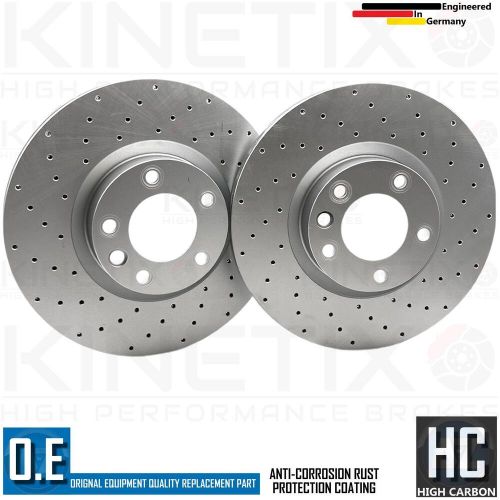 FOR PORSCHE CAYENNE VW TOUAREG CROSS DRILLED FRONT REAR BRAKE DISCS 360mm 330mm, US $, image 14
