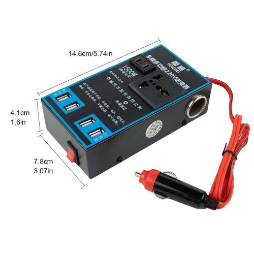1500W Car Multifunction Chargers Converter Power Inverter 12/24V To DC 110/220v, US $36.08, image 11