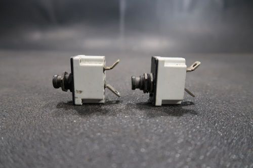 Klixon 5 amp circuit breakers (lot of 2) ms24510-5