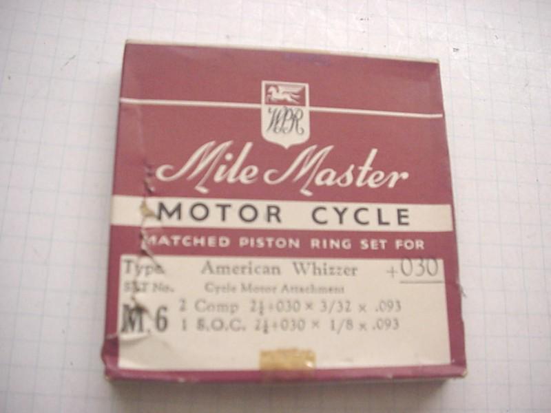 Whizzer nos .030  os piston rings