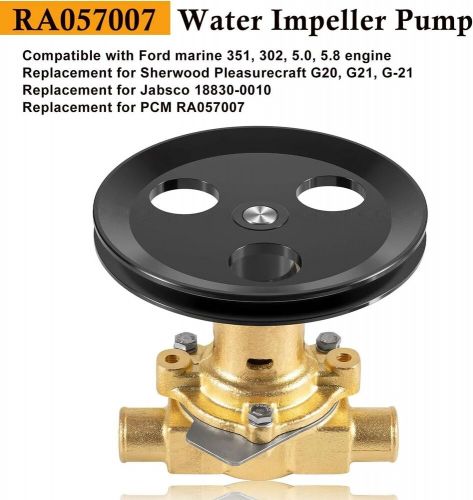 For Sherwood G21 G20 Raw Water Sea Pump 5.0 5.8 302 351 PCM Pleasurecraft FORD, US $195.50, image 2
