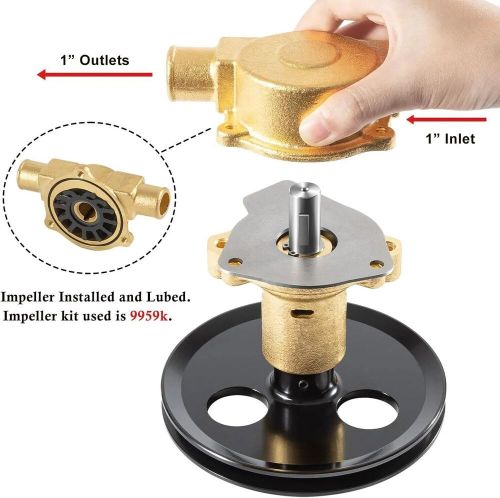 For Sherwood G21 G20 Raw Water Sea Pump 5.0 5.8 302 351 PCM Pleasurecraft FORD, US $195.50, image 3