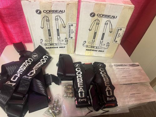2 Boxes of Corbeau 3 Point Dual Release Bolt in Harness Belts 43201B 1 NEW 1 USE, US $124.99, image 4