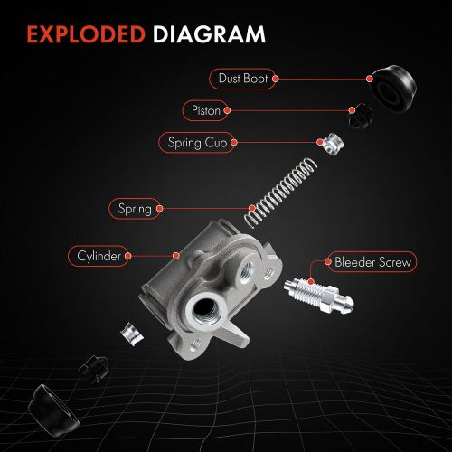 2x Drum Brake Wheel Cylinder for Dodge B-4/C-1 Truck B-2 B-3 C-3 C-4 Rear LH&RH, US $27.49, image 7