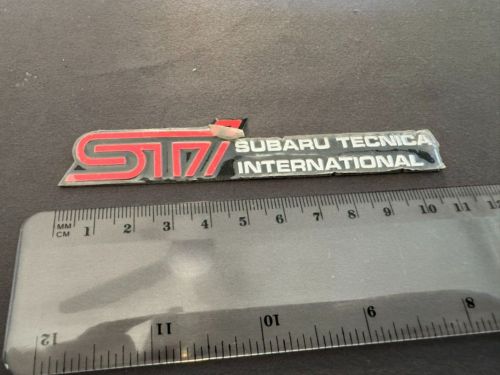 Subaru STI Metal Badge - Impreza WRX Legacy Forester Rally Decal Emblem Sticker, AU $4.00, image 3
