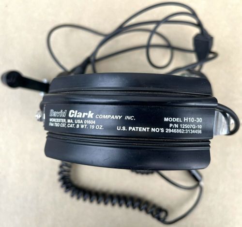 David Clark H10-30 General Aviation Headset with Volume Control Tested & Good, US $145.00, image 3