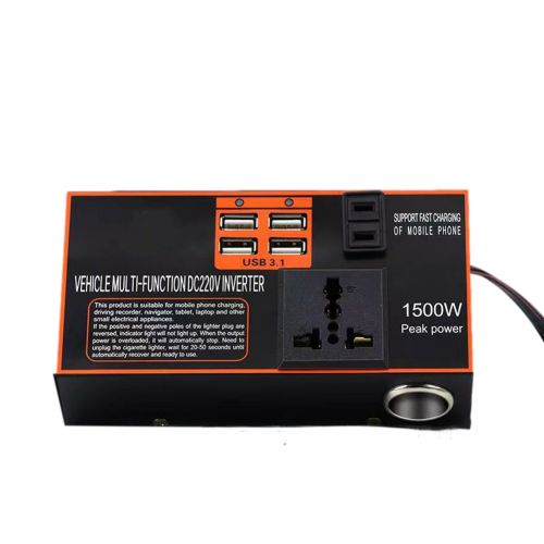 1500w Power Inverter Adapter Converter 12/24V To DC 110/220v Car Chargers Trip, US $28.94, image 11