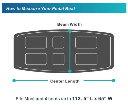 Waterproof Heavy Duty Pedal Boat Cover Paddle Boats Outdoor Protection Blue, US $49.99, image 13