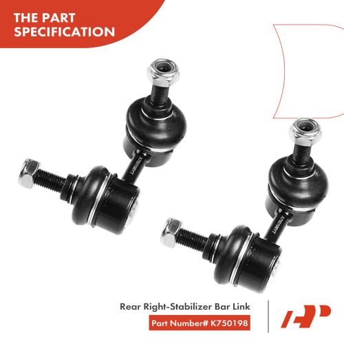 8x front &amp; rear stabilizer bar link&amp; tie rod end for mitsubishi lancer 2003-2006