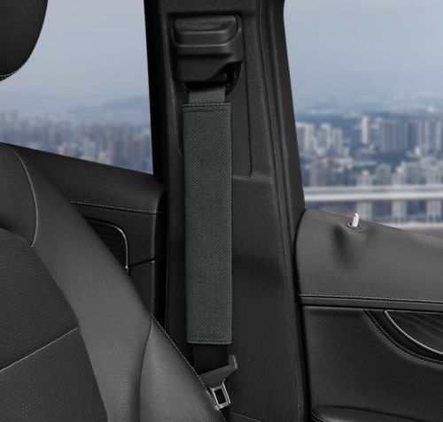 Fit For Cadillac New 2pcs Car Seat Belt Cover Shoulder Pad Suede Fabric Cushion, US $9.88, image 3