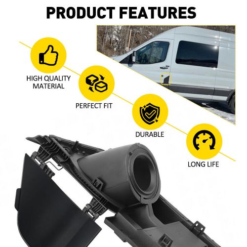 Gas Cover + Fuel Filler Door Housing Fit 15-23 Ford Transit 150 250 350 HD N, US $67.99, image 2