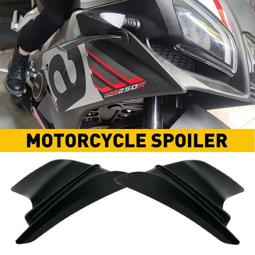 For Honda Motorcycle Winglets Air Deflector Wing Kit Spoiler ABS Gloss Black New, US $14.99, image 3