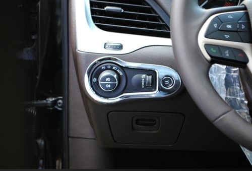 For Jeep Cherokee 2014-2020 Chrome Silver Headlight Lamp Switch Panel Cover Trim, US $25.74, image 5