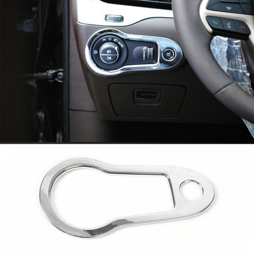 For Jeep Cherokee 2014-2020 Chrome Silver Headlight Lamp Switch Panel Cover Trim, US $25.74, image 6