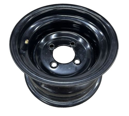 One 10 inch Steel Golf Cart Wheel | 3:4 Offset | Black | 4x100mm Bolt Pattern, US $39.99, image 4