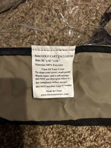 Formosa Golf Cart Enclosure 56"x 42 "x 54", US $40.00, image 2