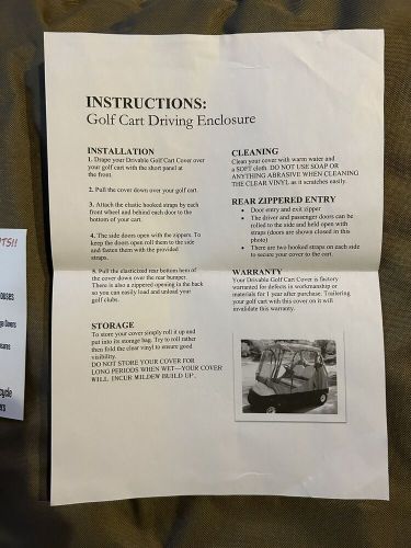 Formosa Golf Cart Enclosure 56"x 42 "x 54", US $40.00, image 6