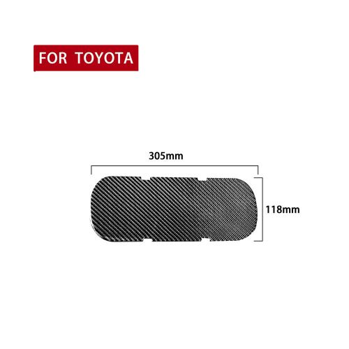 4pcs carbon fiber rear cupholder kit cover trim for toyota 86 subaru brz 2016+