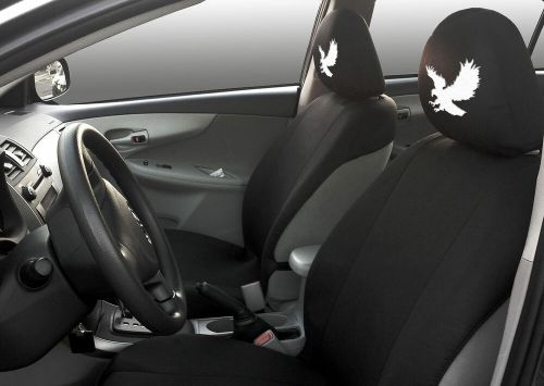 New Car Truck SUV Van Front Seat Headrest Protector Cover Black Universal - 12, US $8.39, image 3