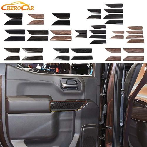 2/4/6pcs Door Armrest Panel Side Trim Cover For Chevy Silverado GMC-SIERRA 19+, US $16.00, image 22