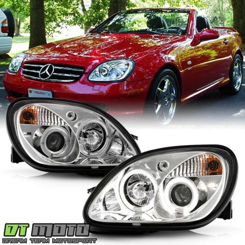 Fits 98-04 Mercedes R170 SLK Class LED Dual Halo Projector Headlights Headlamps, US $215.99, image 6