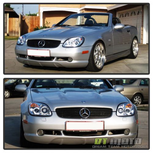 Fits 98-04 Mercedes R170 SLK Class LED Dual Halo Projector Headlights Headlamps, US $215.99, image 8