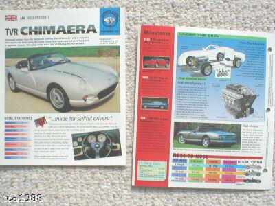 1997 / 1998 TVR CHIMAERA IMP Brochure, US $8.00, image 2