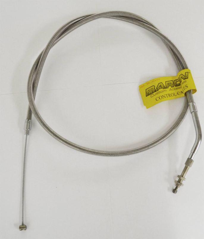 Suzuki boulevard c50 2005 braided stainless +2" clutch cable - barons