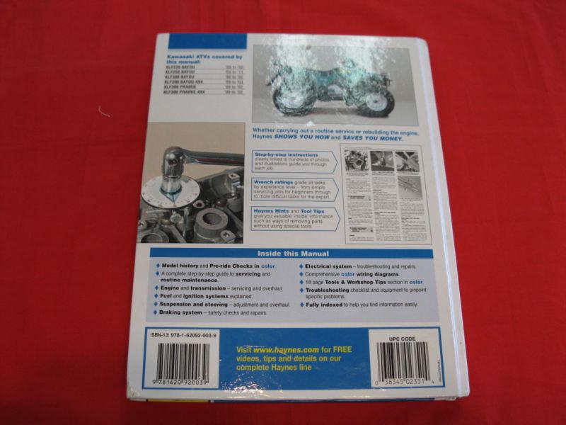 Haynes Service & Repair Manual Kawasaki, US $21.00, image 4