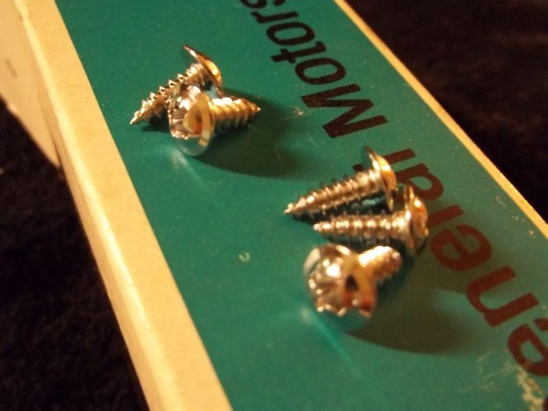  63-85 gm nos wheel trim molding screws (24) camaro gs chevelle nova firebird  