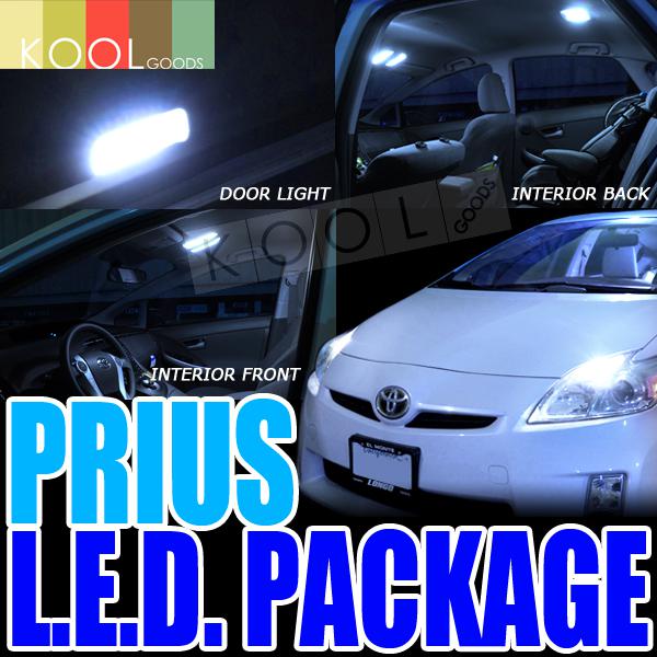 Best toyota prius dome map parking step license plate led 12 lights package