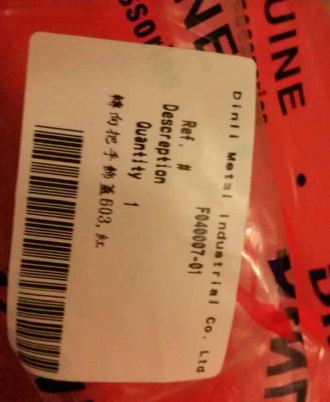 Dinli cover handlebar plastic RED trim Helix DL-600 quad 90 70 50 decal fender, US $18.00, image 2