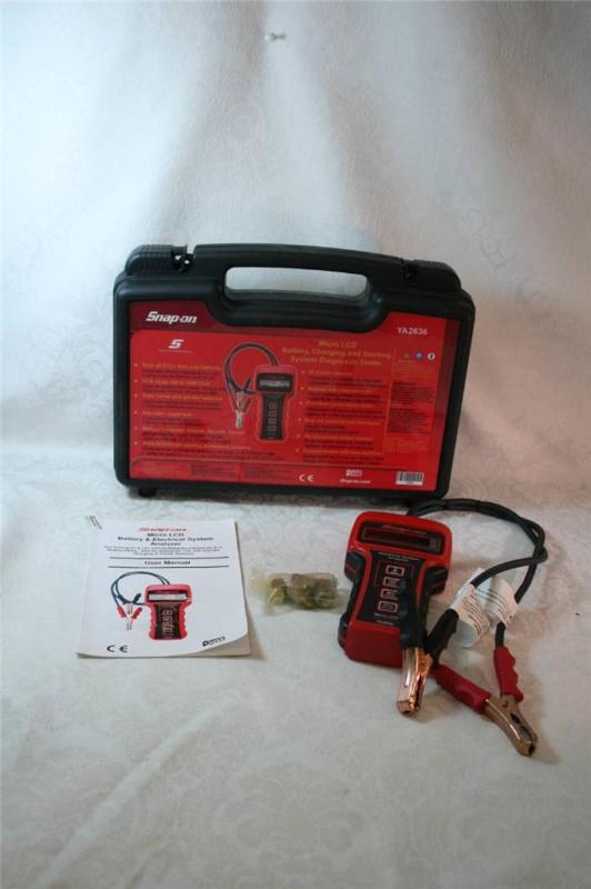 Snap on tester, diagnostic, battery/charging/starting system  model ya2636