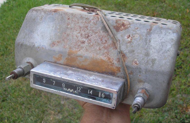 55 56 57 58 59 gmc truck radio hard to find original 12 volt