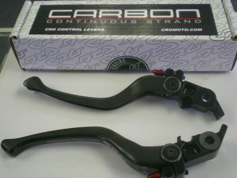 Crg carbon fiber brake and clutch levers ducati 749 999 848 1098 panigale diavel