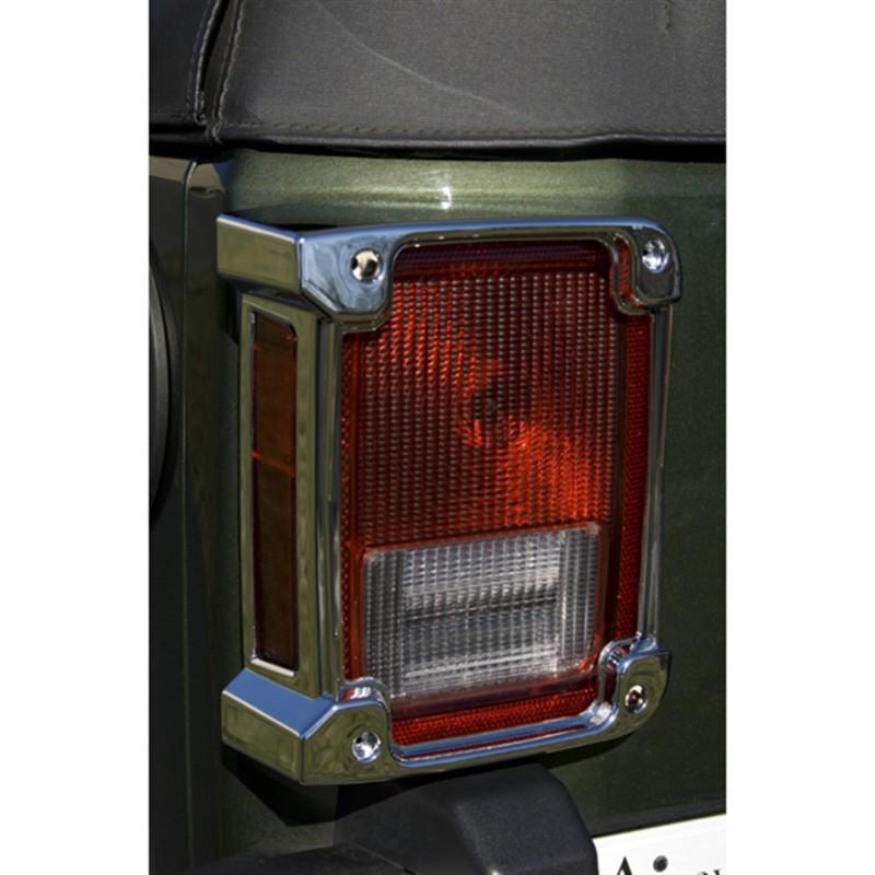 Purchase Rugged Ridge 13311.21 Tail Light Cover 0713 WRANGLER in Chino