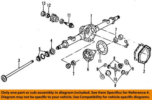 Gm oem 15534483 bearing, pinion, rear axle