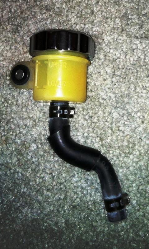 2007-2008 yamaha rear brake reservoir with billet aluminum cap