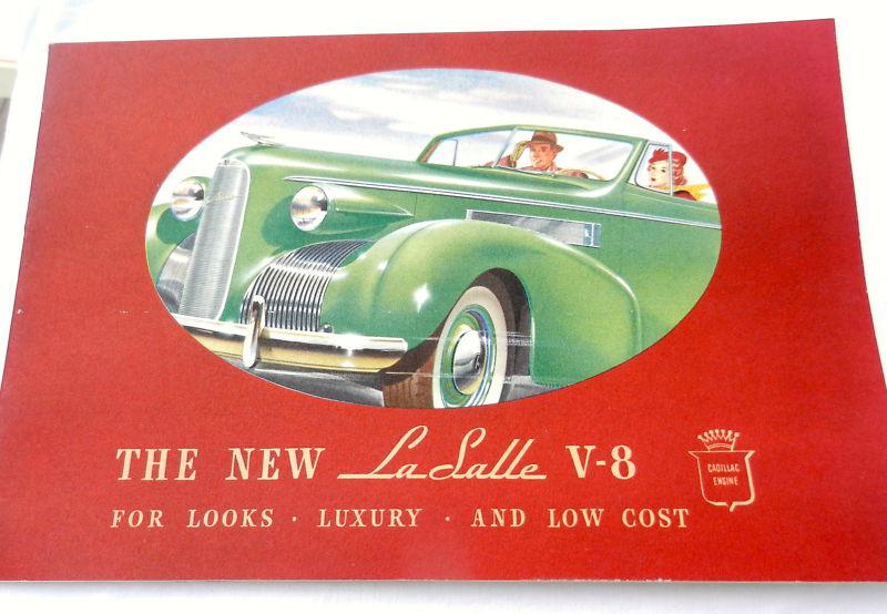 Purchase LaSalle V8 Original Brochure Cadillac Built 1939 in Highwood