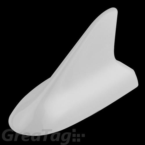1 x white color abs buick style shark fin dummy antenna aerial decoration roof