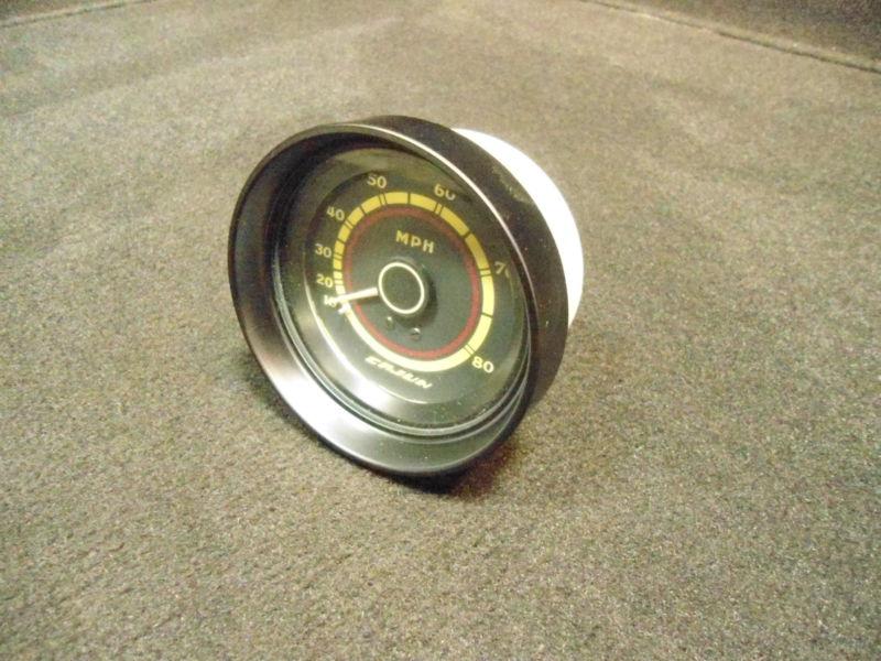 80 mph new cajun speedometer 3.5" by medallion outboard boat instrument # 3