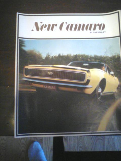 1967 chevrolet camaro brochure