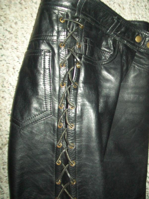 Leather Motorcycle Pants, US $60.00, image 2