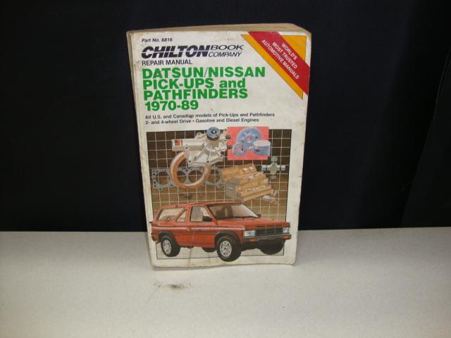 Chilton's 1970-'89 datsun / nissan repair  manual pick-ups & pathfinder