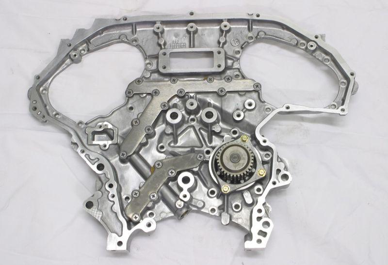 2002+ nissan 350z g35 altima maxima vq35de front timing chain cover plate