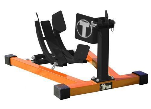 Titan bulldog moto cradle wheel chock for titan 1000d 1000d-xlt 1500-xlt lifts