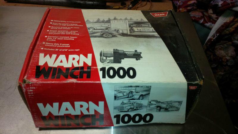 Warn 1000lb winch new in box